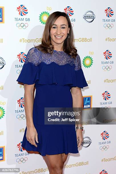 Track and field athlete Jessica Ennis-Hill attends the Team GB Ball at Battersea Evolution on November 30, 2016 in London, England.