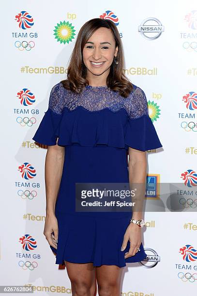 Track and field athlete Jessica Ennis-Hill attends the Team GB Ball at Battersea Evolution on November 30, 2016 in London, England.