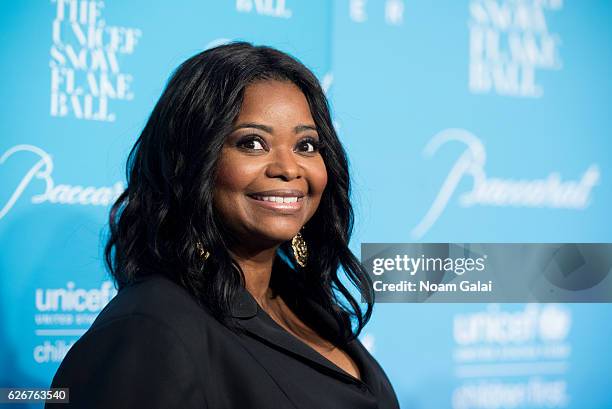 Actress Octavia Spencer attends the 12th Annual UNICEF Snowflake Ball at Cipriani Wall Street on November 29, 2016 in New York City.