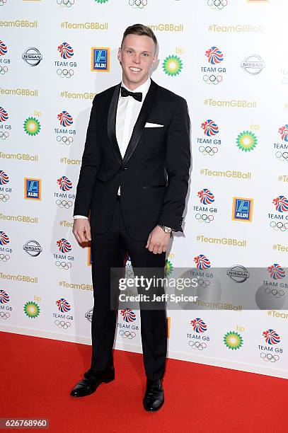 Canoeist Joe Clarke attends the Team GB Ball at Battersea Evolution on November 30, 2016 in London, England.