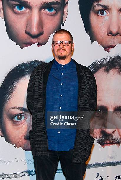 Rodrigo Pla participates of a press conference for the movie Un Monstruo de Mil Cabezas on November 29, 2016 in Mexico City, Mexico.