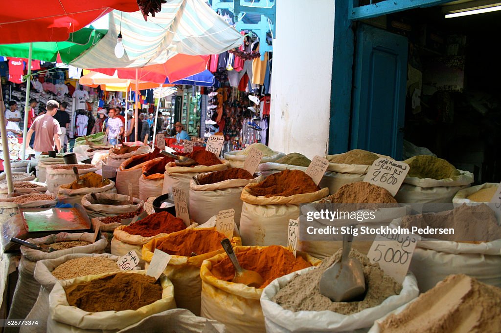 Colorful Market Tunis