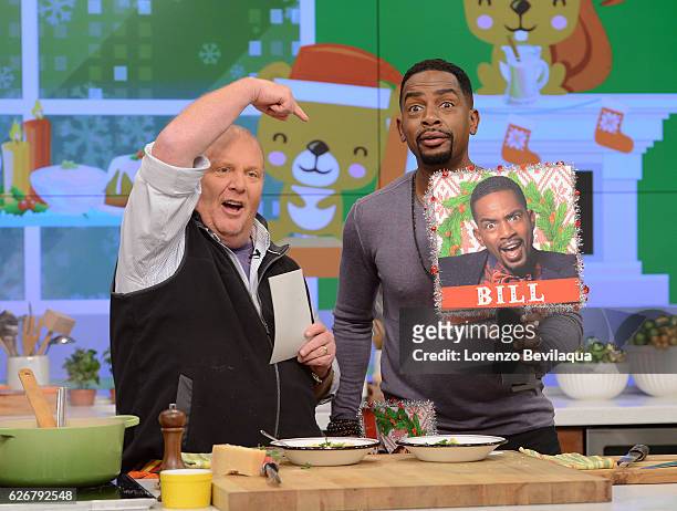 Bill Bellamy and Nancy Fuller are guests on Wednesday, November 30, 2016 on Walt Disney Television via Getty Images's "The Chew." "The Chew" airs...