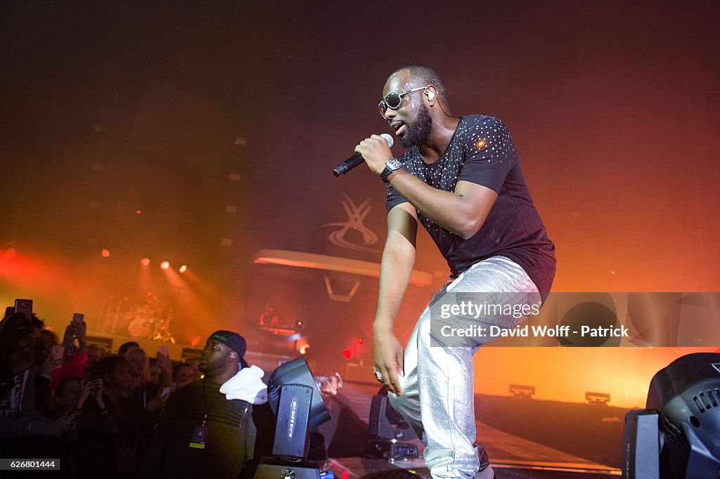 Maitre Gims Performs At AccorHotels Arena In Paris