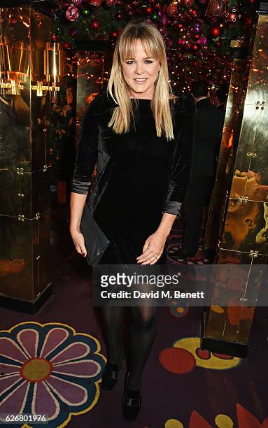 Sophie MIchell attends the Sunday Times Style Christmas Party at Annabel's on November 30, 2016 in London, England.