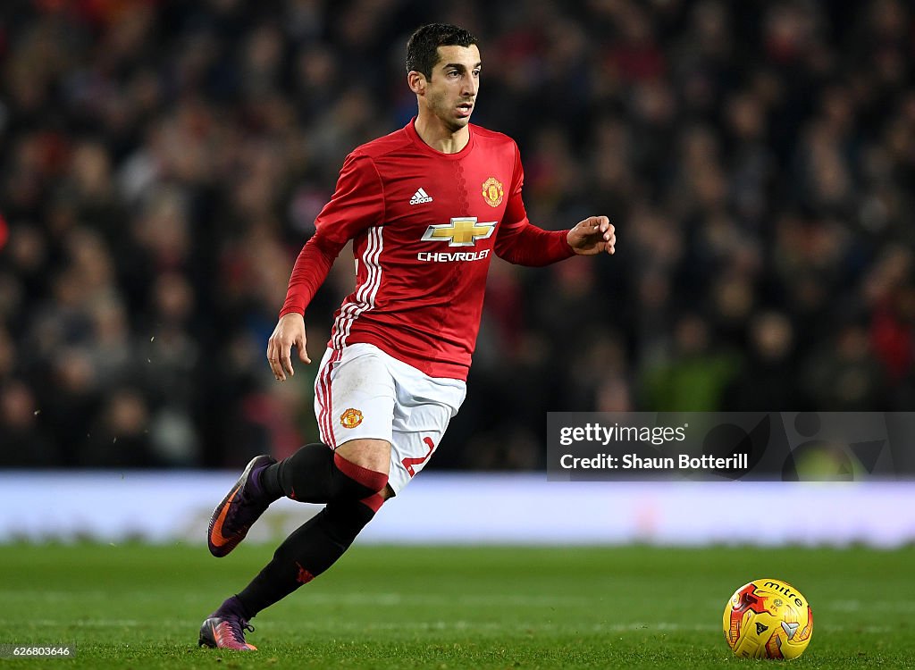 Manchester United v West Ham United - EFL Cup Quarter-Final