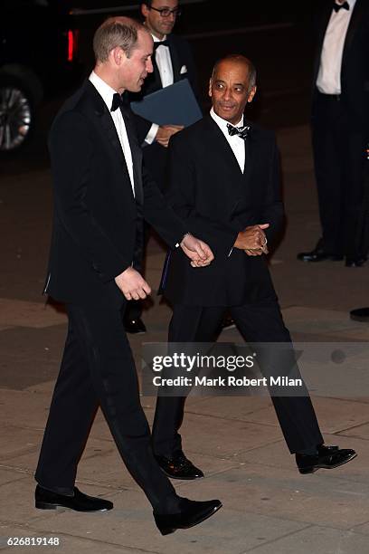 Prince William, Duke of Cambridge attends the Tusk Conservation Awards ceremony & dinner at the Victoria and Albert Museum attending the Sunday Times...