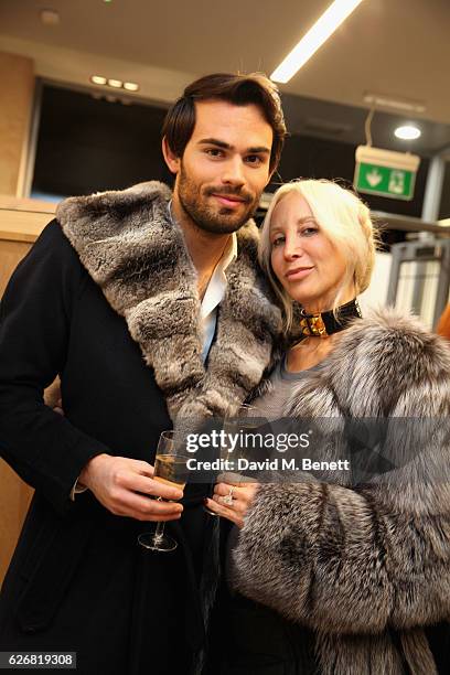 Mark-Francis Vandelli attends an evening of Fashion Meets Art at the Ghost store, Chelsea on November 29, 2016 in London, England.