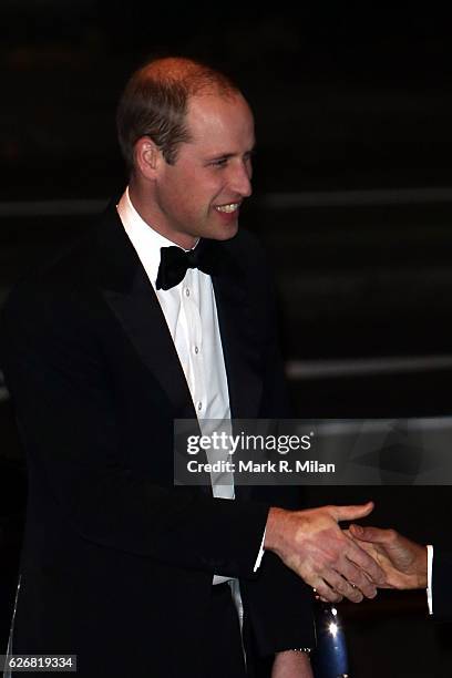 Prince William, Duke of Cambridge attends the Tusk Conservation Awards ceremony & dinner at the Victoria and Albert Museum attending the Sunday Times...