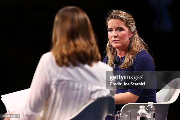 Katie Telford speaks onstage during the Northern Exposure One on One session at Fortune MPW Next Gen 2016 on November 30, 2016 in Dana Point,...