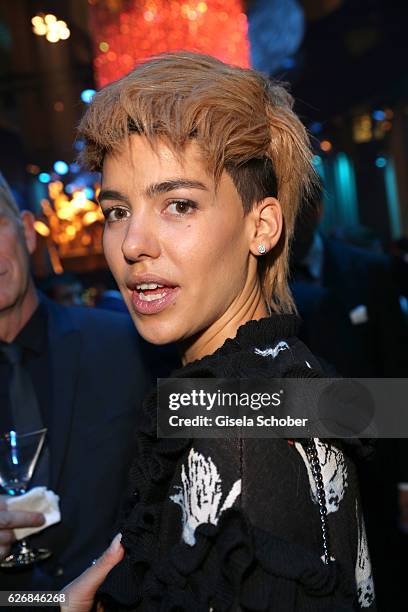 Alina Sueggeler, hair style, Frida Gold during the Bambi Awards 2016 party at Atrium Tower on November 17, 2016 in Berlin, Germany.