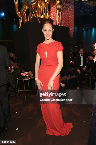 Jeanette Hain during the Bambi Awards 2016 party at Atrium Tower on November 17, 2016 in Berlin, Germany.