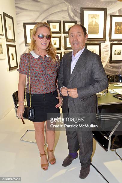 Diana Widmaier Picasso and Claude Ruiz Picasso attend the "The future is our only goal" exhibiton at Galerie Gmurzynska at Art Basel Miami Beach 2016...
