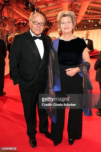 Gero von Boehm and his wife Christiane von Boehm during the Bambi Awards 2016, arrivals at Stage Theater on November 17, 2016 in Berlin, Germany.