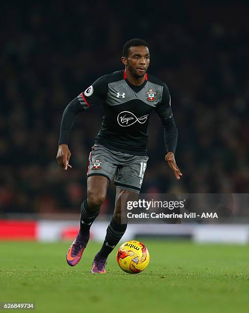 Cuco Martina of Southampton during the EFL Quarter Final Cup match between Arsenal and Southampton at Emirates Stadium on November 30, 2016 in...