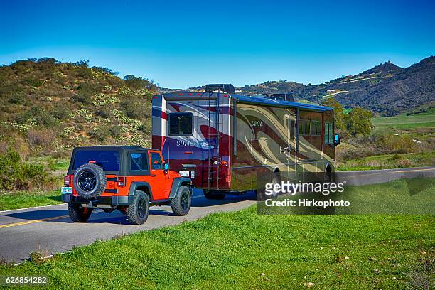 47 Rv Towing Car Photos and Premium High Res Pictures - Getty Images