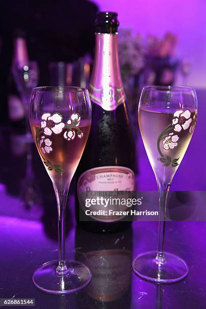 View of the L'Eden By Perrier-Jouet Cocktail Party With Derek Blasberg on November 30, 2016 in Miami Beach, Florida.