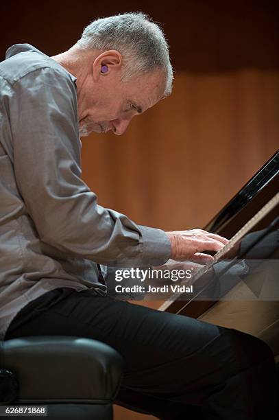 Marc Copland of Marc Copland and John Abercrombie Duo performs on stage during Festival Internacional de Jazz de Barcelona at Conservatori del Liceu...