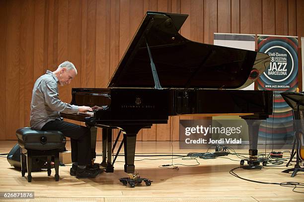 Marc Copland of Marc Copland and John Abercrombie Duo performs on stage during Festival Internacional de Jazz de Barcelona at Conservatori del Liceu...