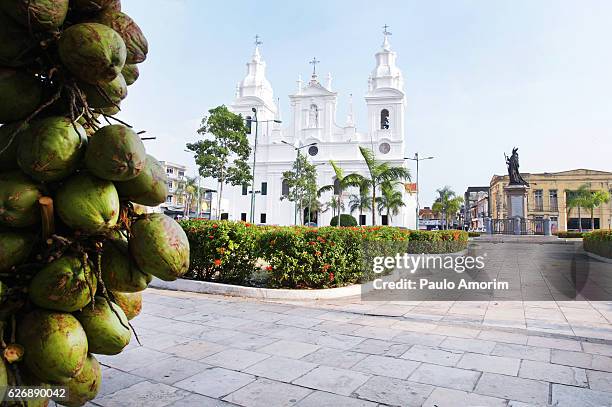 se cathedral from 18th century  in belém - belem stock-fotos und bilder