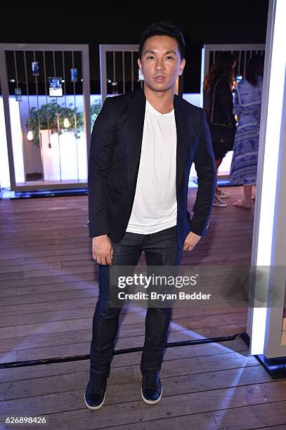 Prabal Gurung attendsÊPrabal GurungÕs Samsung Gear 360 Exhibition at Ocho at Soho Beach House during Art Basel on November 30, 2016 in Miami Beach,...