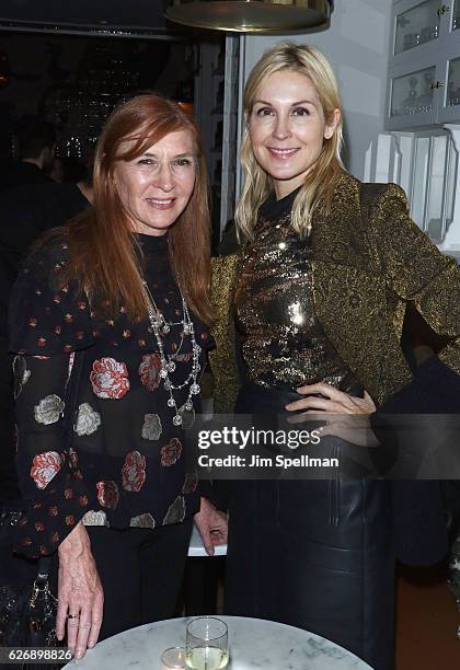 Designer Nicole Miller and actress Kelly Rutherford attend the after party for the screening of Sony Pictures Classics' "Julieta" hosted by The...