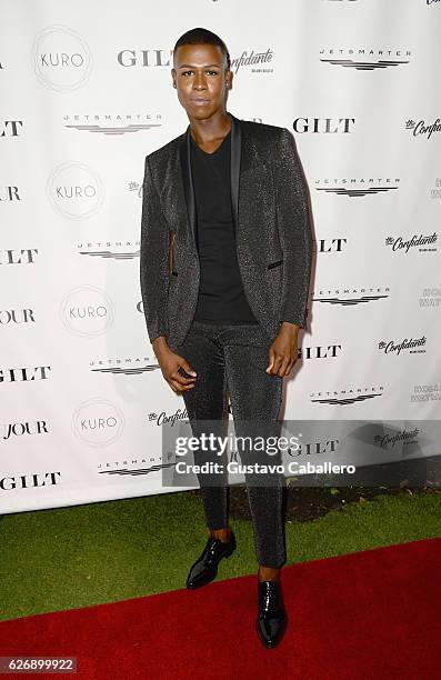Emory Stewart attends the DuJour Media, Gilt & JetSmarter party to kick off Art Basel at The Confidante on November 30, 2016 in Miami Beach, Florida.