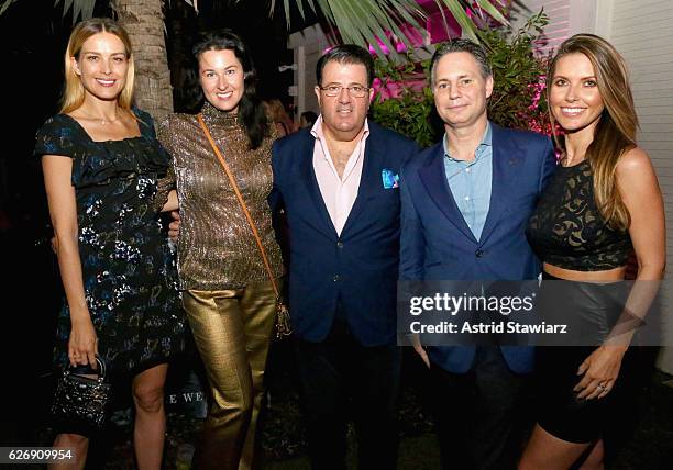 Model Petra Nemcova, JetSmarter Executive Vice President of Sales and Operations Lolita Petrossov, Perry Ellis CEO Oscar Feldenkreis, DuJour founder...