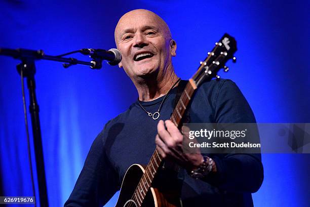 Actor/musician Creed Bratton performs onstage during his benefit concert for Lide Haiti at the Regent Theater DTLA on November 30, 2016 in Los...