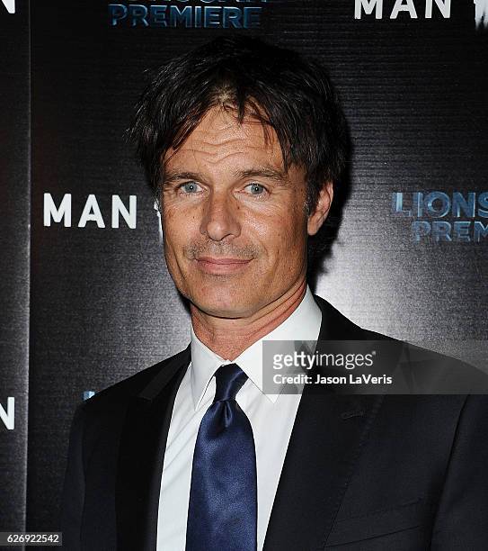 Actor Patrick Muldoon attends the premiere of "Man Down" at ArcLight Hollywood on November 30, 2016 in Hollywood, California.