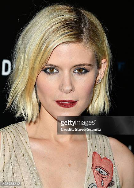 Kate Mara arrives at the Premiere Of Lionsgate Premiere's "Man Down" at ArcLight Hollywood on November 30, 2016 in Hollywood, California.