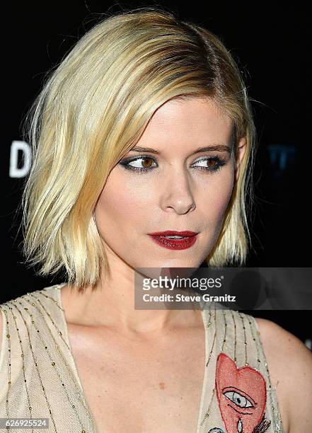 Kate Mara arrives at the Premiere Of Lionsgate Premiere's "Man Down" at ArcLight Hollywood on November 30, 2016 in Hollywood, California.