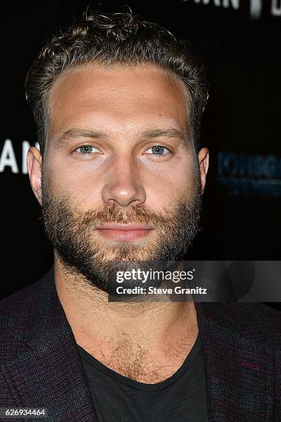 Jai Courtney arrives at the Premiere Of Lionsgate Premiere's "Man Down" at ArcLight Hollywood on November 30, 2016 in Hollywood, California.