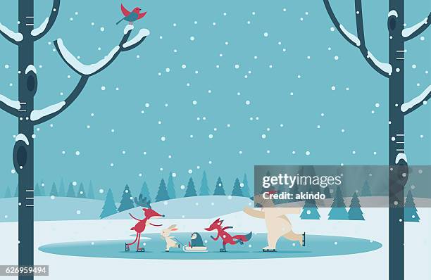 christmas-englische redewendung - weihnachten tiere stock-grafiken, -clipart, -cartoons und -symbole