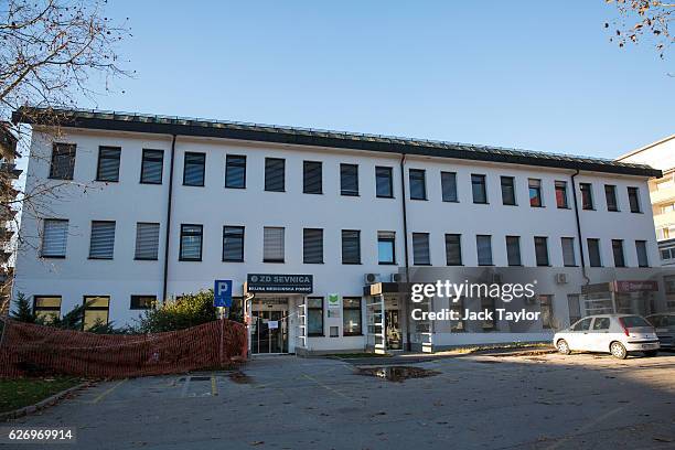 General view of a medical centre in Sevnica which received a donation from Melania Trump, on November 29, 2016 in Sevnica, Slovenia. Born in...