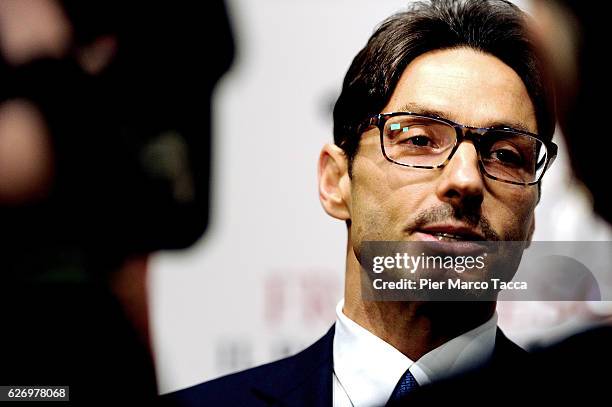 Pier Silvio Berlusconi attends 'Francesco, Il Papa della Gente' TV show presentation at cinema Odeon on December 1, 2016 in Milan, Italy.