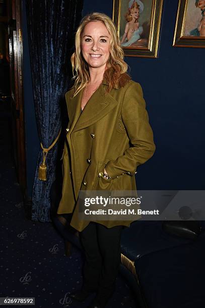 Tamzin Outhwaite attends the WhatsOnStage Awards nominations party at Cafe de Paris on December 1, 2016 in London, England.