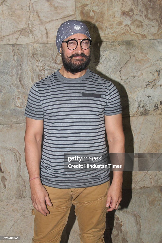 Aamir Khan Hosts Screening Of Making Of Film Dangal
