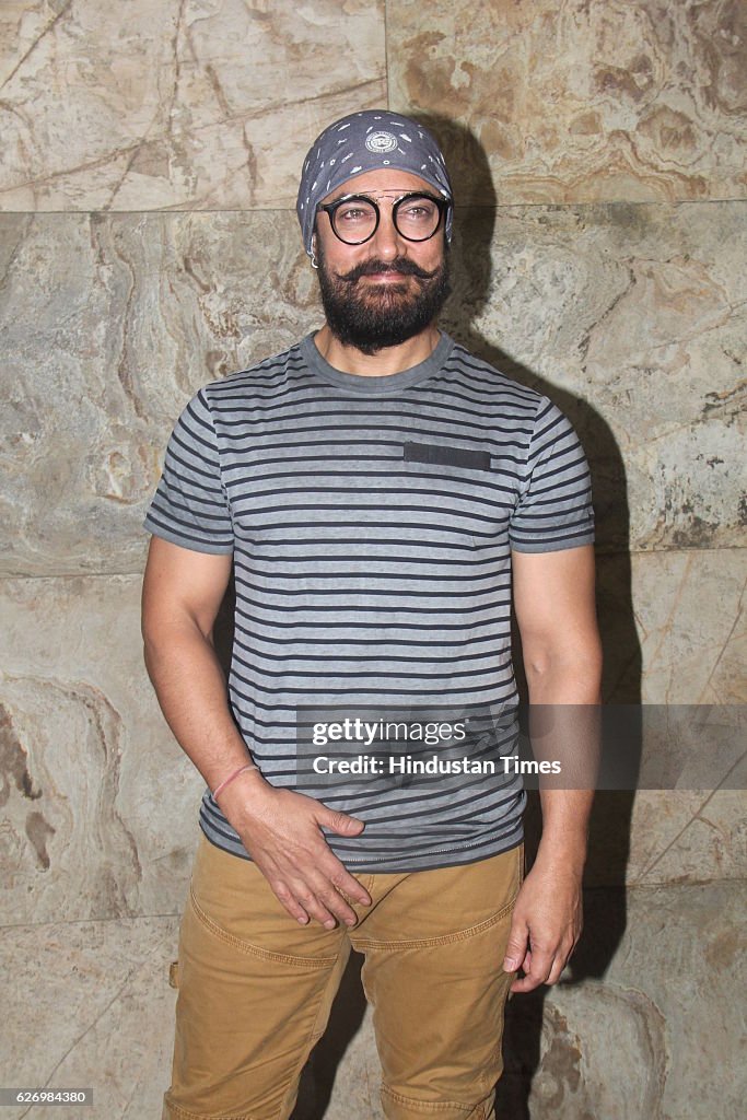 Aamir Khan Hosts Screening Of Making Of Film Dangal