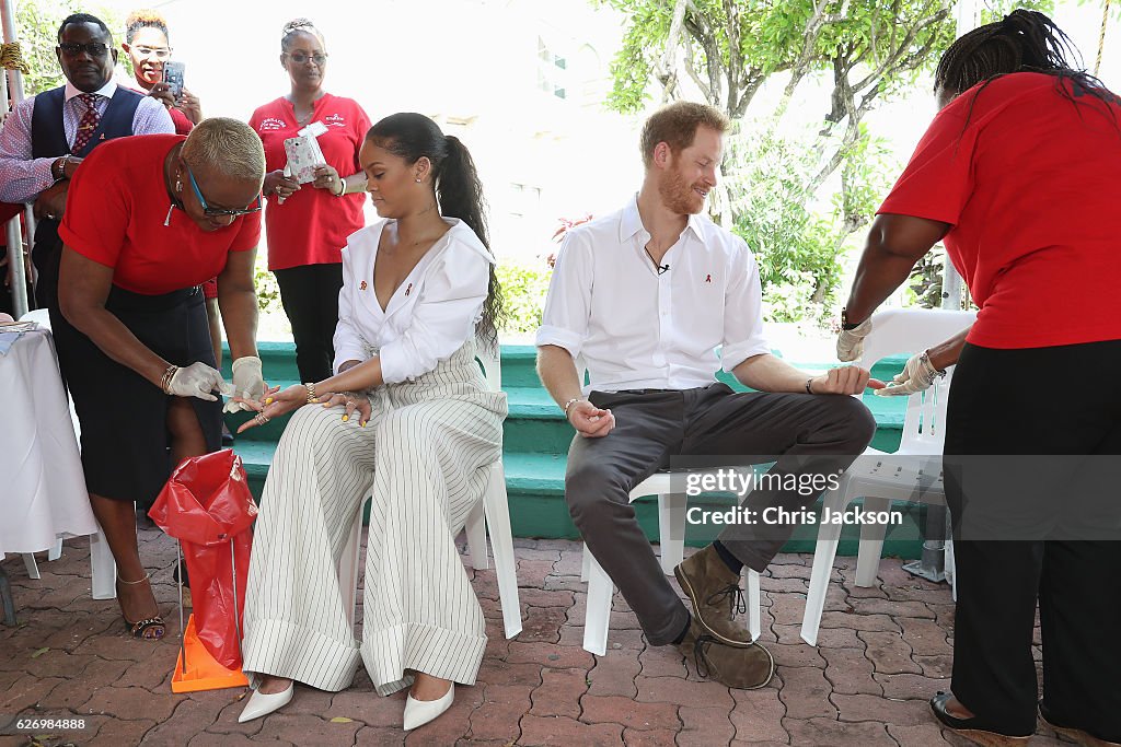 Prince Harry Visits The Caribbean - Day 11