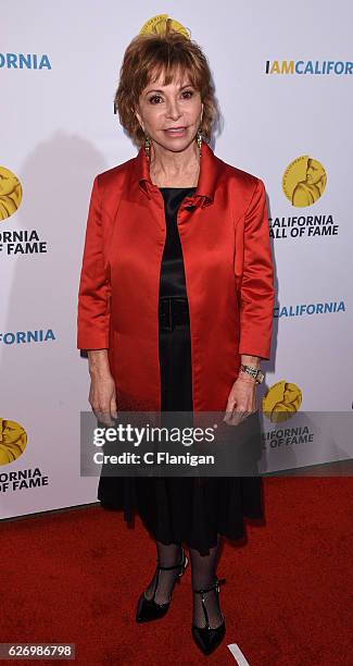 Writer Isabel Allende attends the 10th Annual California Hall Of Fame Ceremony at The California Museum on November 30, 2016 in Sacramento,...