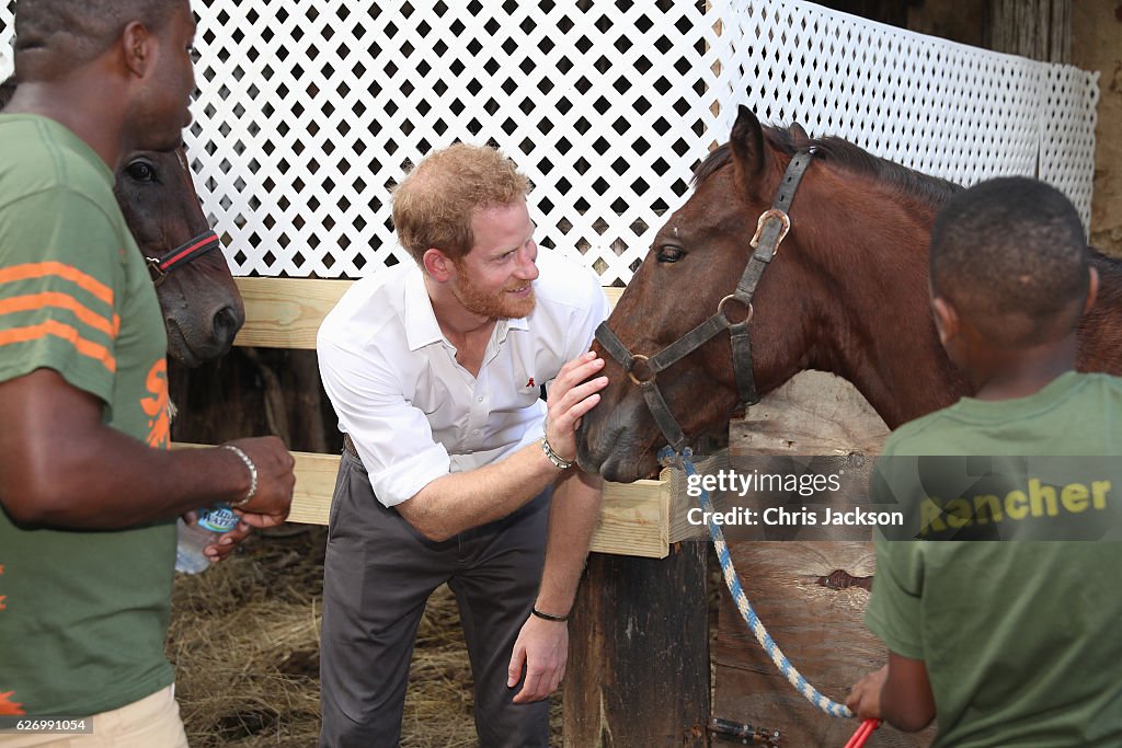 Prince Harry Visits The Caribbean - Day 11