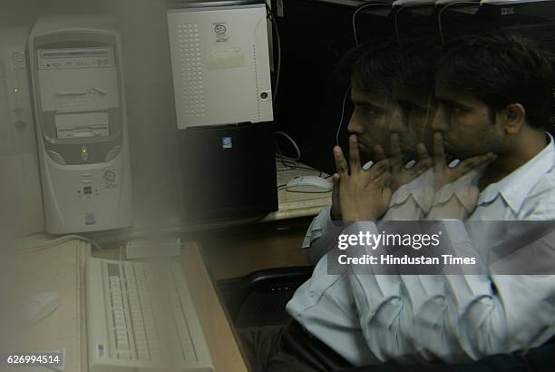 Stock Broker - Sandeep Bhise, a broker sits grim-faced in front of the computer. He has incurred some loss, but is confident to make it up in two...