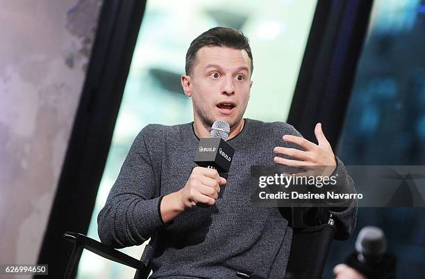 Magician Mat Franco attends Build Presents 'Magic Reinvented Nightly' at AOL HQ on December 1, 2016 in New York City.