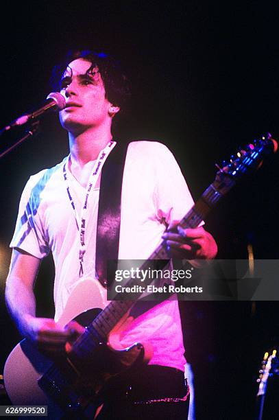 Jeff Buckley performing at the Supper Club at a CMJ show in New York City on September 24, 1994.