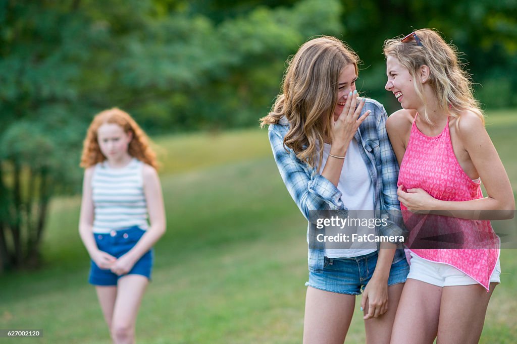 Teenage Girls Gossiping