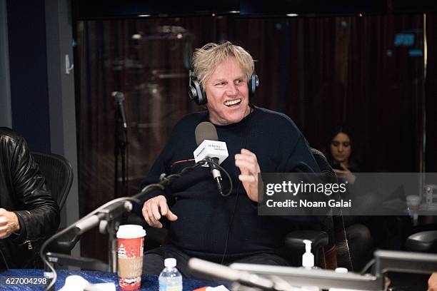 Actor Gary Busey visits the SiriusXM Studio on December 1, 2016 in New York City.