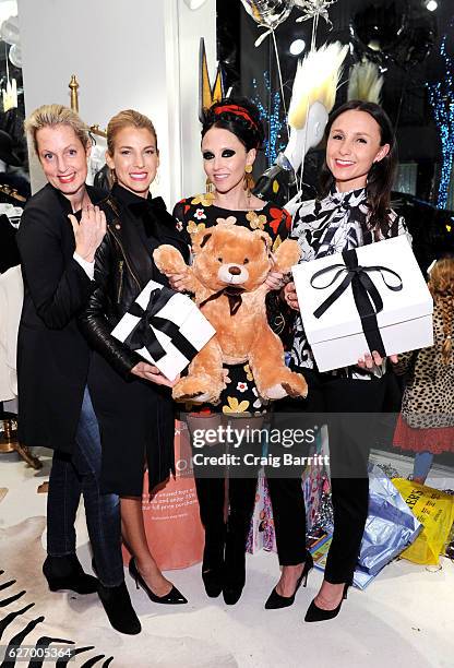 Ali Wentworth, Jessica Seinfeld, Stacey Bendet and Georgina Bloomberg attend alice + olivia by Stacey Bendet x GOOD+ Foundation Toy Drive Kick-Off on...