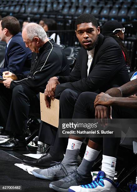 Ryan Gomes assistant cach of the Brooklyn Nets during the game against the Windy City Bulls on November 29, 2016 at Barclays Center in Brooklyn, NY....