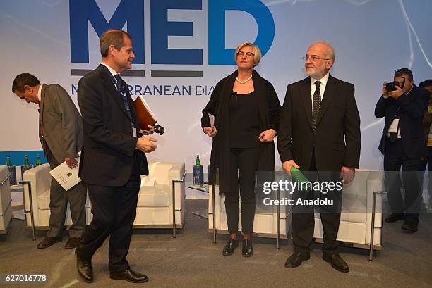 Iranian Foreign Minister Ibrahim al-Jaafari , Italian Defense Minister Roberta Pinotti and President of Institute for International Political Studies...